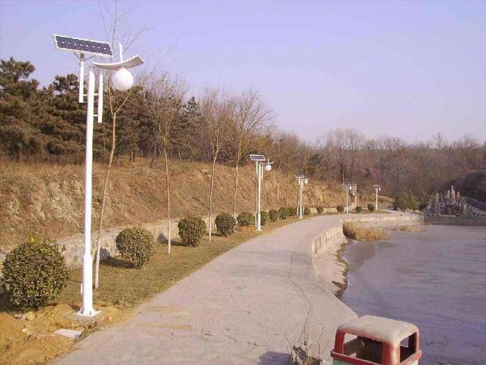 合肥4.5米太陽能景觀燈竣工